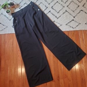 MOVING: MAKE OFFER! Modcloth black size large wide leg pants